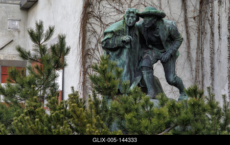 Winter in Innsbruck-stock-foto