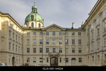 Winter in Innsbruck-stock-foto