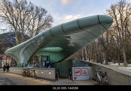 Winter in Innsbruck-stock-foto