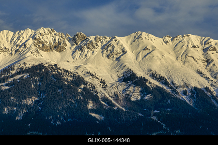 Winter in Innsbruck-stock-foto