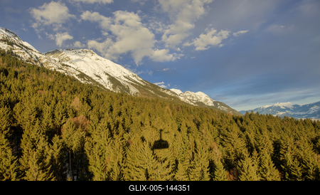 Winter in Innsbruck-stock-foto