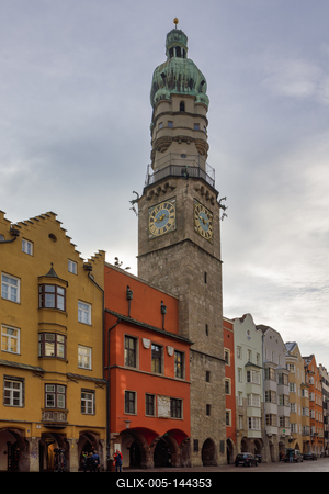 Winter in Innsbruck-stock-foto