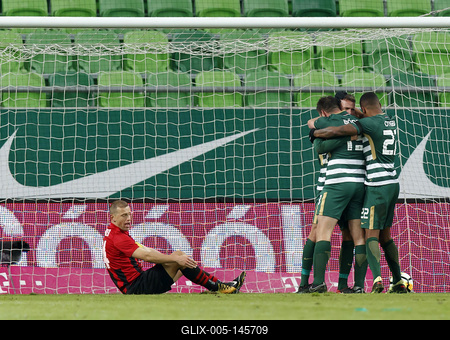 Ferencvarosi TC v Budapest Honved - Hungarian OTP Bank Liga-stock-foto