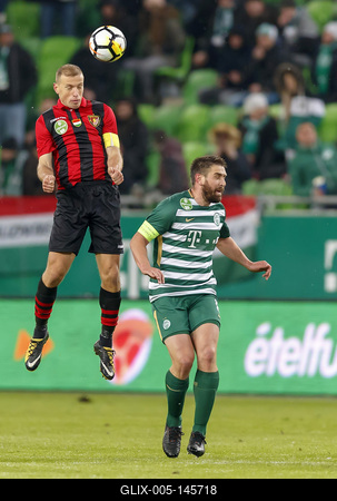 Ferencvarosi TC v Budapest Honved - Hungarian OTP Bank Liga-stock-foto