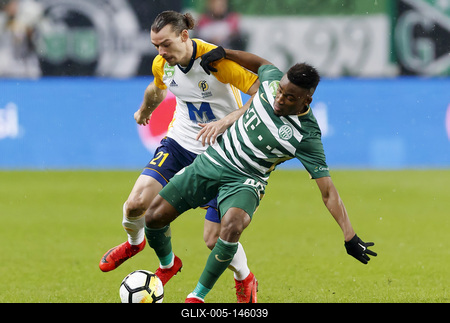 Ferencvarosi TC v Puskas Akademia FC - Hungarian OTP Bank Liga-stock-foto