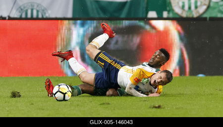 Ferencvarosi TC v Puskas Akademia FC - Hungarian OTP Bank Liga-stock-foto