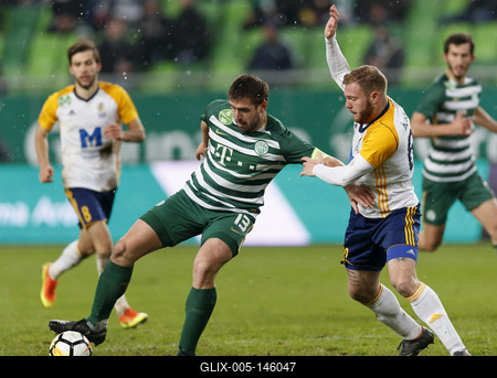 Ferencvarosi TC v Puskas Akademia FC - Hungarian OTP Bank Liga-stock-foto