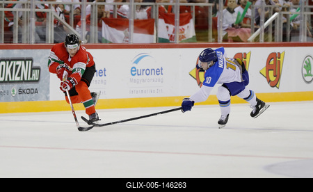2018 IIHF Ice Hockey World Championship Division I Group A - Day One-stock-foto