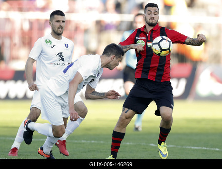 Budapest Honved v Ujpest FC - Hungarian OTP Bank Liga-stock-foto