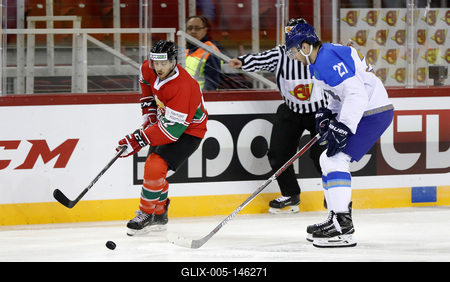 2018 IIHF Ice Hockey World Championship Division I Group A - Day One-stock-foto