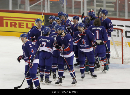 2018 IIHF Ice Hockey World Championship Division I Group A - Day One-stock-foto