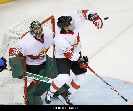 2018 IIHF Ice Hockey World Championship Division I Group A - Day Two-stock-foto