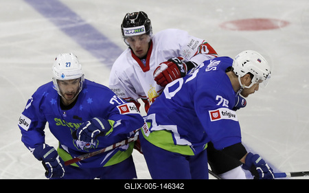 2018 IIHF Ice Hockey World Championship Division I Group A - Day Four-stock-foto