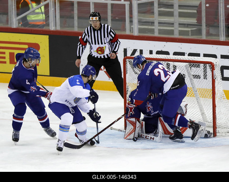 2018 IIHF Ice Hockey World Championship Division I Group A - Day Three-stock-foto