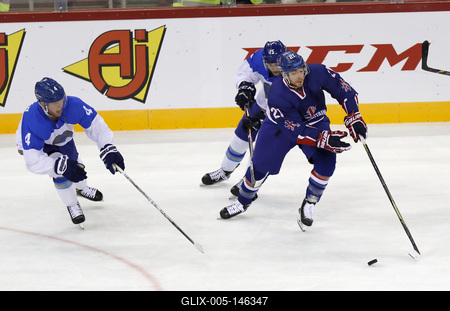 2018 IIHF Ice Hockey World Championship Division I Group A - Day Three-stock-foto