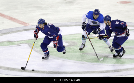 2018 IIHF Ice Hockey World Championship Division I Group A - Day Three-stock-foto