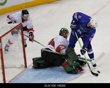 2018 IIHF Ice Hockey World Championship Division I Group A - Day Four-stock-foto