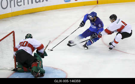 2018 IIHF Ice Hockey World Championship Division I Group A - Day Two-stock-foto