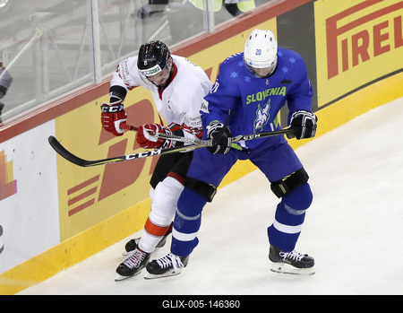 2018 IIHF Ice Hockey World Championship Division I Group A - Day Four-stock-foto