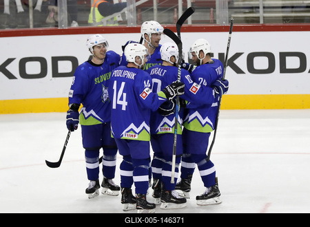 2018 IIHF Ice Hockey World Championship Division I Group A - Day Four-stock-foto