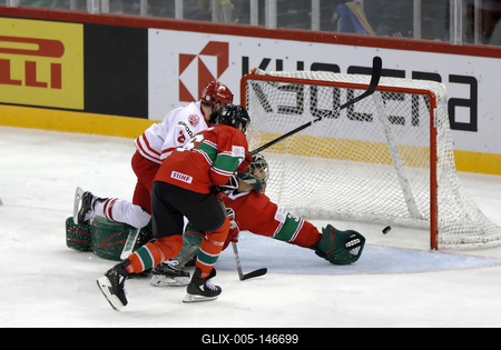 2018 IIHF Ice Hockey World Championship Division I Group A - Day Five-stock-foto