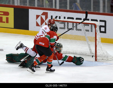 2018 IIHF Ice Hockey World Championship Division I Group A - Day Five-stock-foto