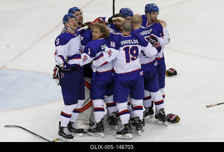 2018 IIHF Ice Hockey World Championship Division I Group A - Day Seven-stock-foto