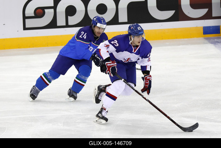 2018 IIHF Ice Hockey World Championship Division I Group A - Day Six-stock-foto