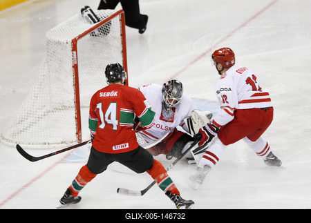 2018 IIHF Ice Hockey World Championship Division I Group A - Day Five-stock-foto