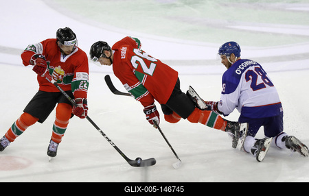2018 IIHF Ice Hockey World Championship Division I Group A - Day Seven-stock-foto