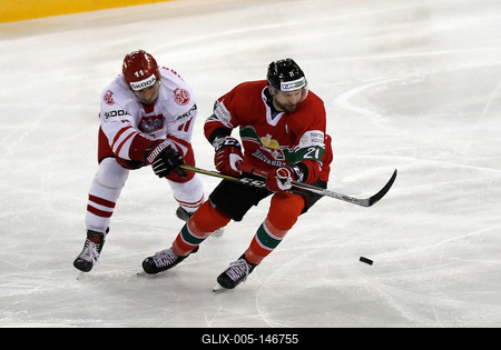 2018 IIHF Ice Hockey World Championship Division I Group A - Day Five-stock-foto
