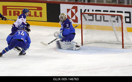 2018 IIHF Ice Hockey World Championship Division I Group A - Day Six-stock-foto