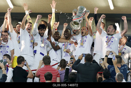 Puskas Akademia FC v Ujpest FC - Hungarian Cup Final-stock-foto