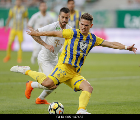 Ferencvarosi TC v Maccabi Tel-Aviv FC - UEFA Europa League First Qualifying Round-stock-foto