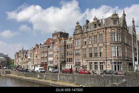 Cityscapes of Amsterdam-stock-foto