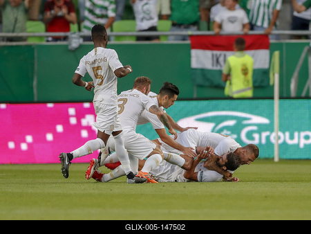 Ferencvarosi TC v Maccabi Tel-Aviv FC - UEFA Europa League First Qualifying Round-stock-foto