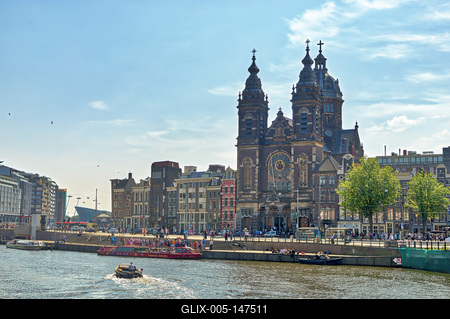 Cityscapes of Amsterdam-stock-foto