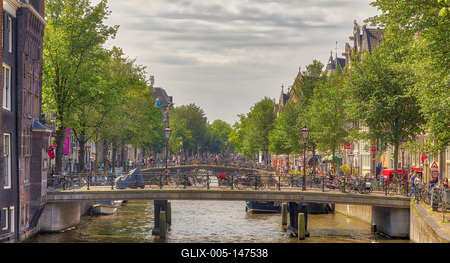 Cityscapes of Amsterdam-stock-foto