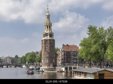 Cityscapes of Amsterdam-stock-foto
