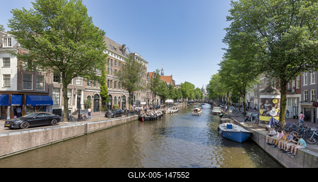 Cityscapes of Amsterdam-stock-foto
