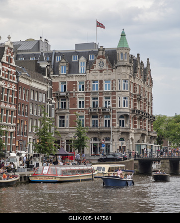 Cityscapes of Amsterdam-stock-foto