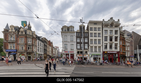 Cityscapes of Amsterdam-stock-foto