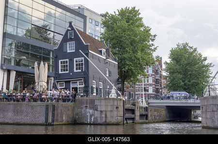 Cityscapes of Amsterdam-stock-foto