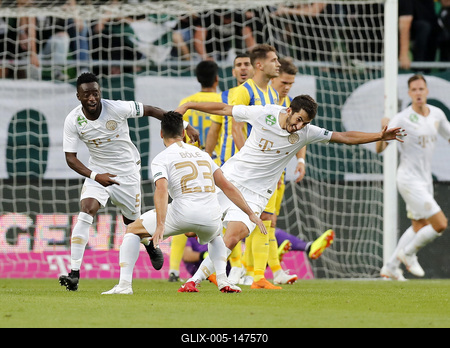 Ferencvarosi TC v Maccabi Tel-Aviv FC - UEFA Europa League First Qualifying Round-stock-foto