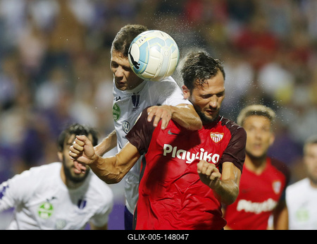 Ujpest FC v Sevilla FC - UEFA Europa League Second Qualifying Round: 2nd Leg-stock-foto