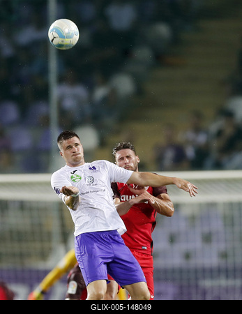 Ujpest FC v Sevilla FC - UEFA Europa League Second Qualifying Round: 2nd Leg-stock-foto