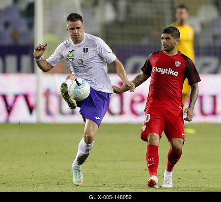 Ujpest FC v Sevilla FC - UEFA Europa League Second Qualifying Round: 2nd Leg-stock-foto