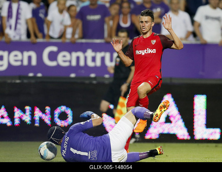 Ujpest FC v Sevilla FC - UEFA Europa League Second Qualifying Round: 2nd Leg-stock-foto