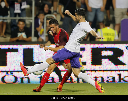 Ujpest FC v Sevilla FC - UEFA Europa League Second Qualifying Round: 2nd Leg-stock-foto