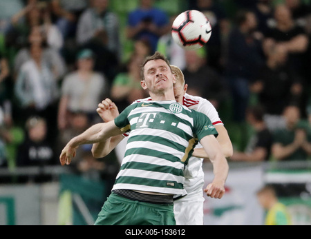 Ferencvarosi TC v DVSC - Hungarian OTP Bank Liga-stock-foto